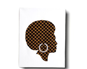 Black history Woman Wall Art/Black Woman Decor/African culture Art/African Wall Art/African Home Decor/Kitenge Afro Home Decor