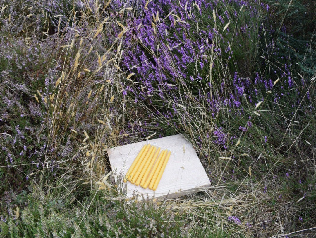 Hand Dipped Candles... 100 Dorset Beeswax Taper Candles Etsy UK