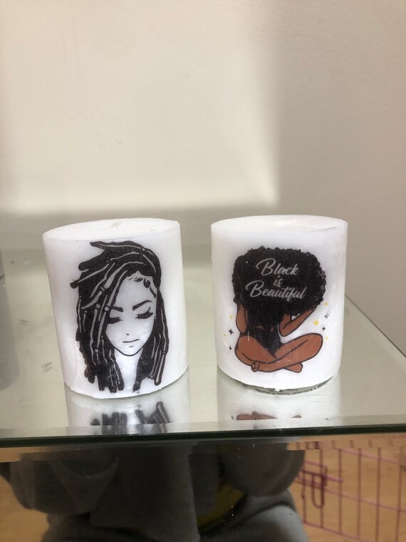 Black Girl Magic Candle Set Etsy