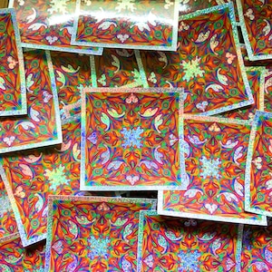 Psychedelischer Sticker
