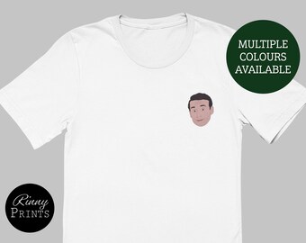 The Office T-Shirt | Michael Scott Face Tee |  Premium Unisex Crewneck T-shirt