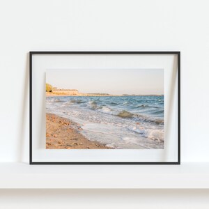 Autumn Beach Photograph Fall Foliage Photograph - Wall Hanging - Instant Download - Digital Print
