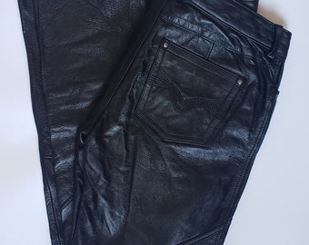 Harley Leather Pants - Etsy