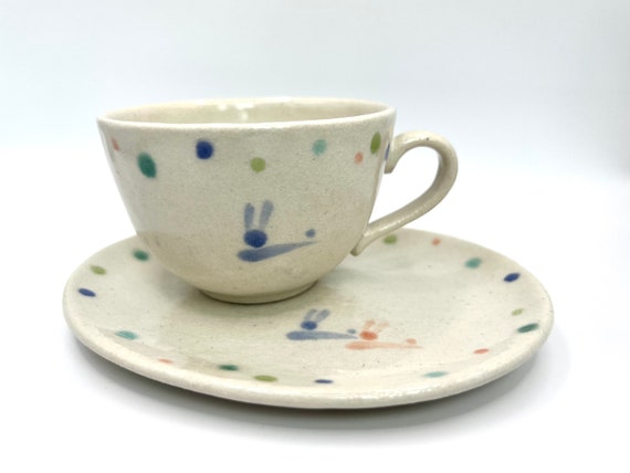   日本茶ティーカップ・ソーサー 5個セット ヴィンテージ 日本茶セット カップ＆ソーサー 5個セット 陶器 箱入り