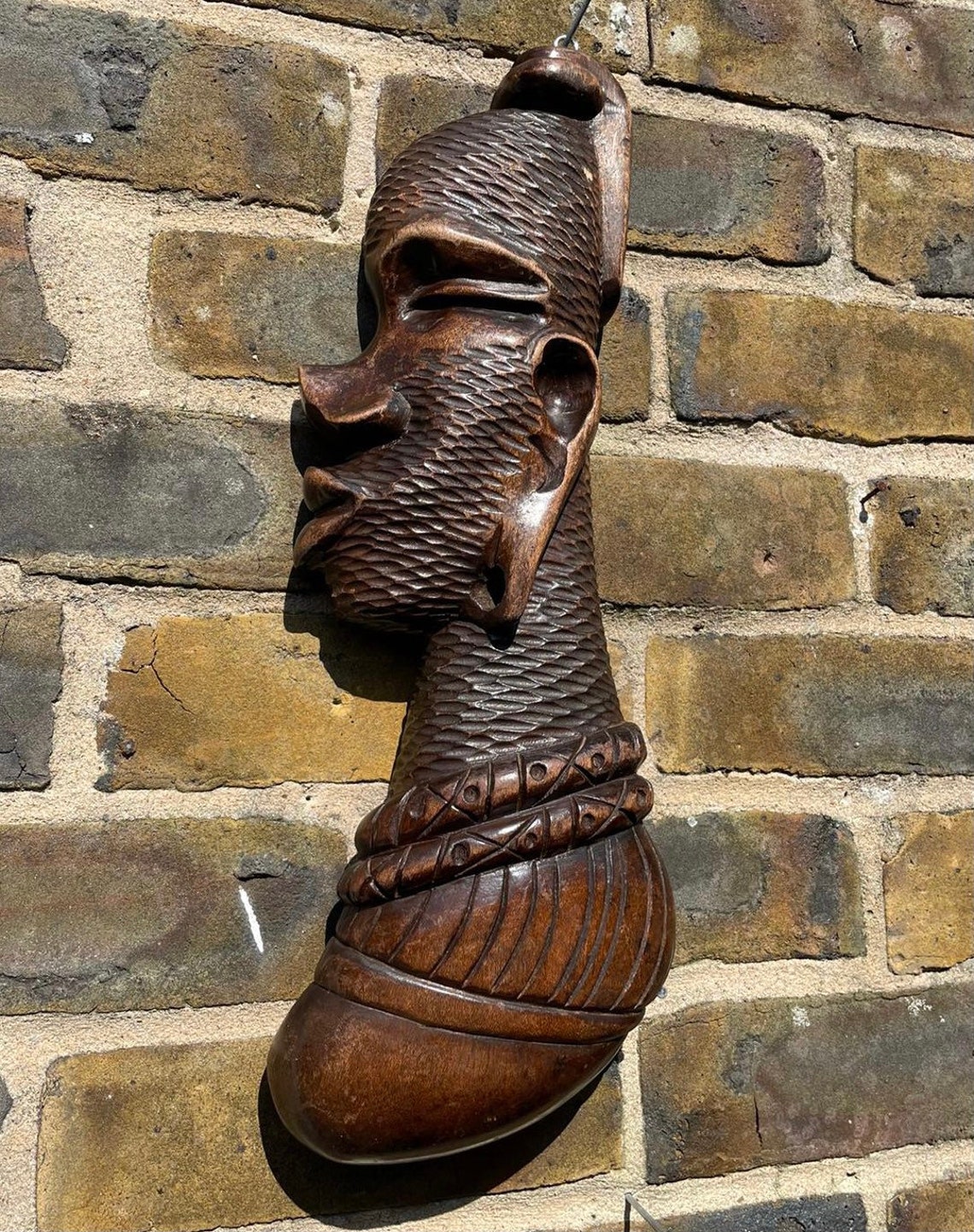 Vintage Wooden African Wall Decor Very Detailed Etsy