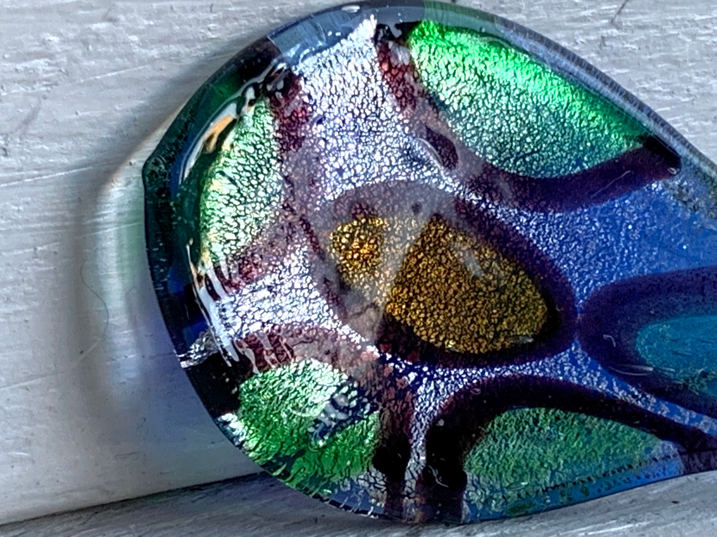 Pendentif Style Pandora en verre avec cendres funéraires | La Méduse