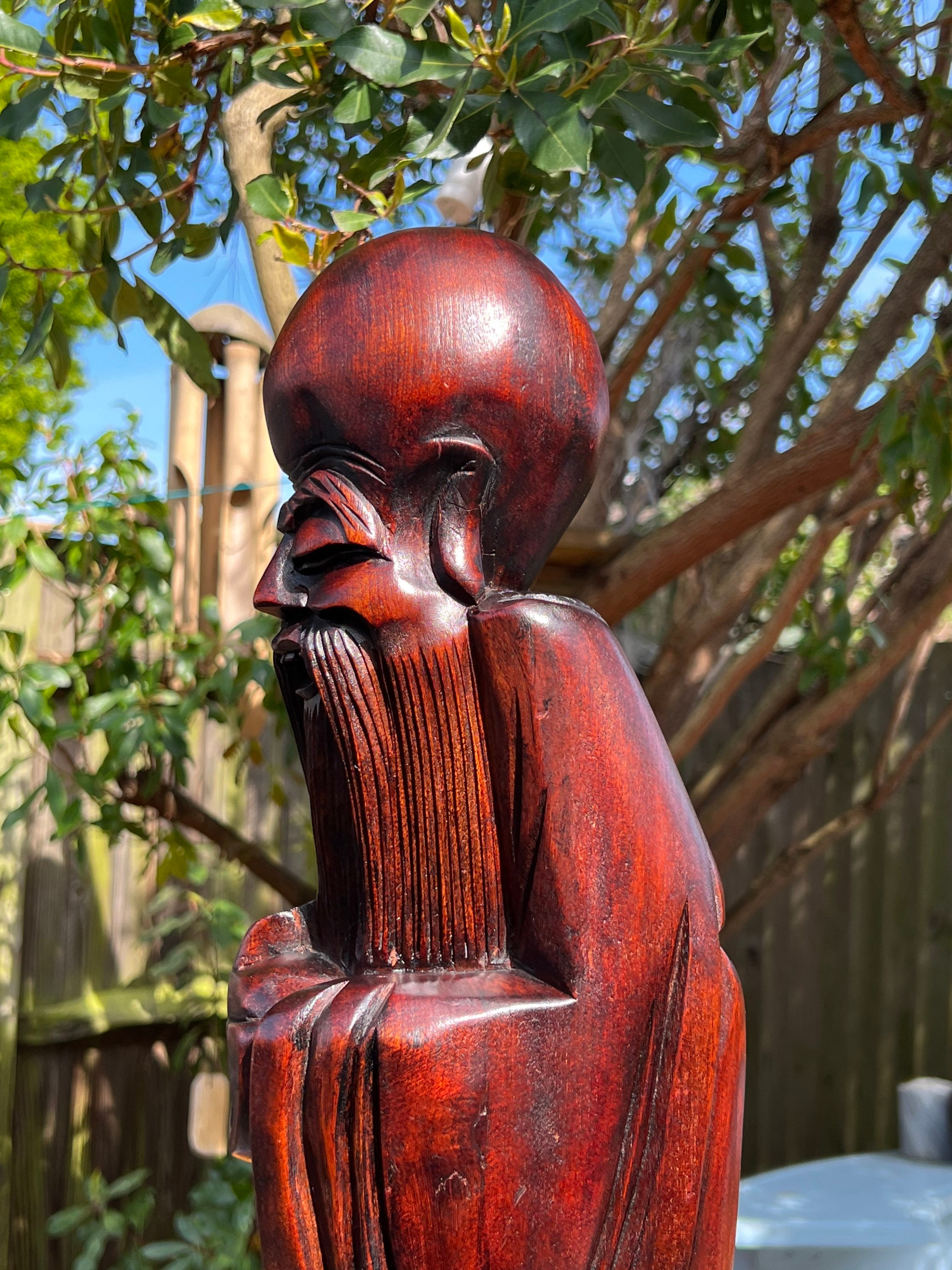 彫刻 WOOD MONUMENT monumental-japanese-eagle-