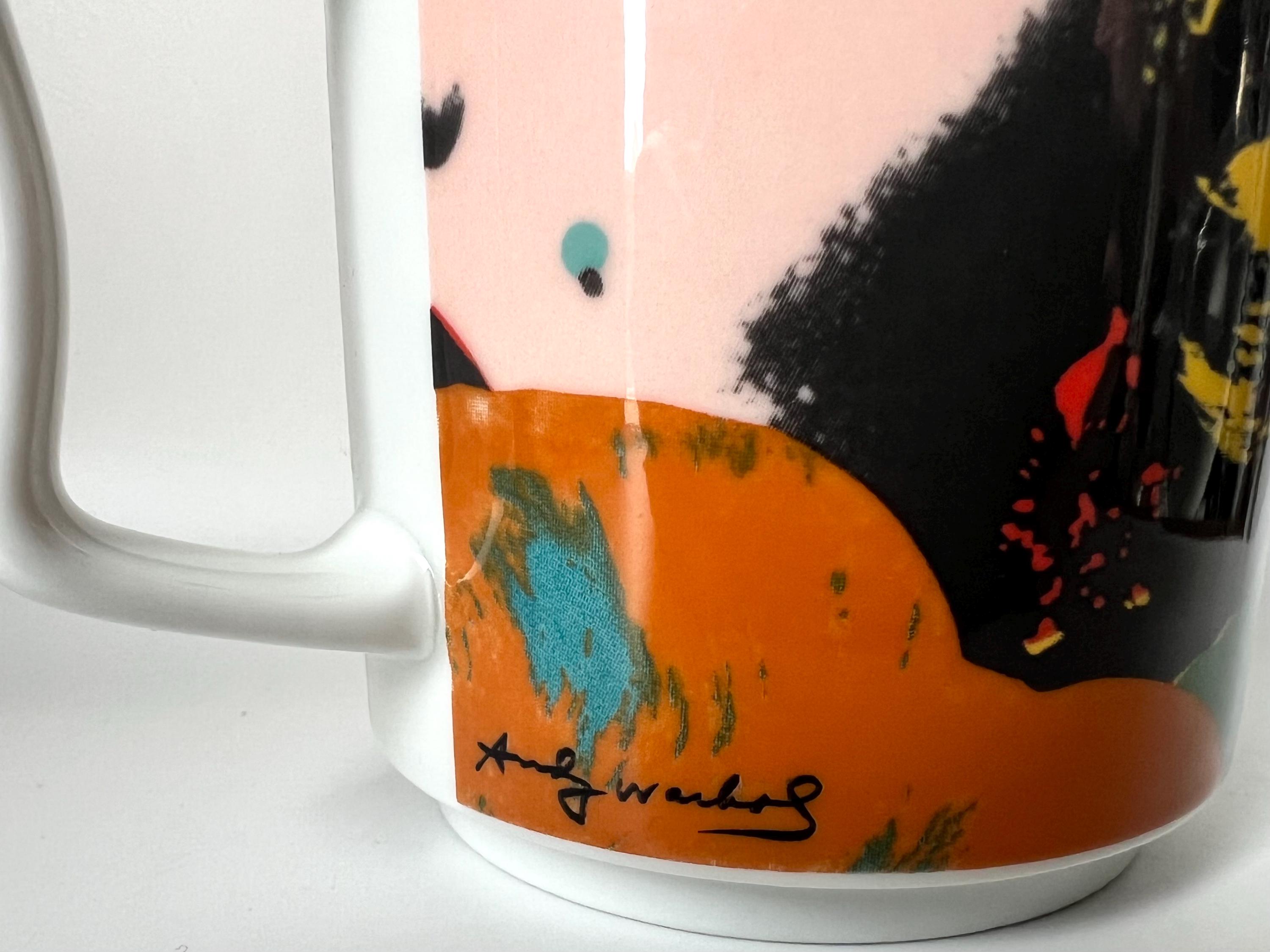 Vintage Andy Warhol Marilyn Monroe Mug by Rosenthal Studio-line