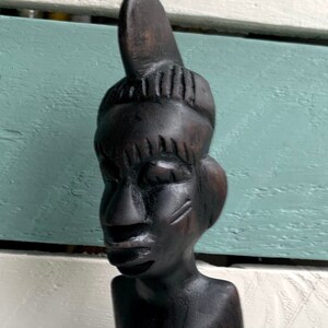 African Tribal Art Wooden Handcrafted Statue Solid Wood