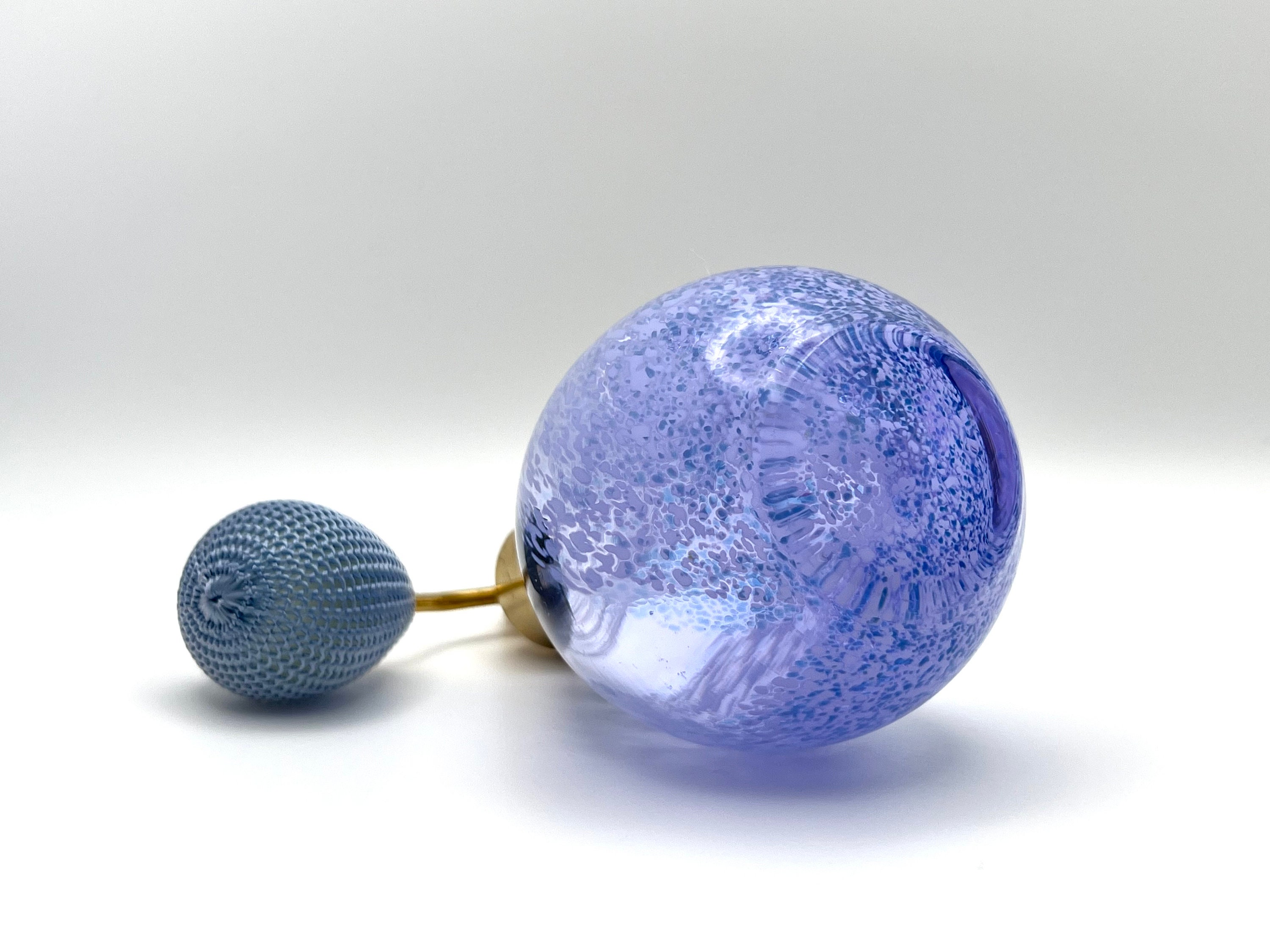 ヴィンテージ ケイスネス 香水瓶 アトマイザー 手作りガラス