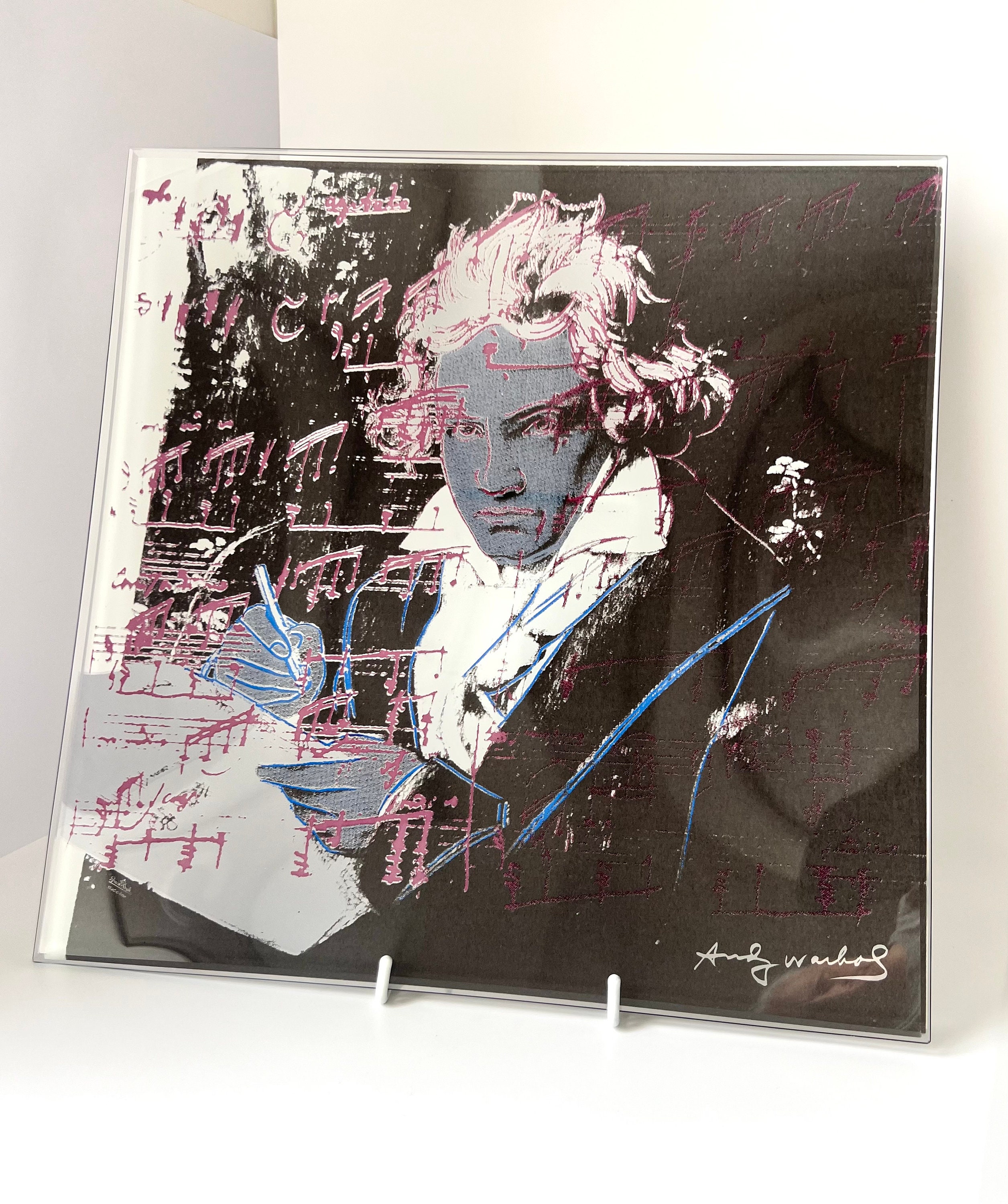 Andy Warhol ベートーヴェンBeethovenシルクスクリーンPINK Ludwig Van Beethoven (Pink) - Andy Warhol - Pop Art Painting