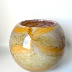 Vintage Hand Blown Glass Vase