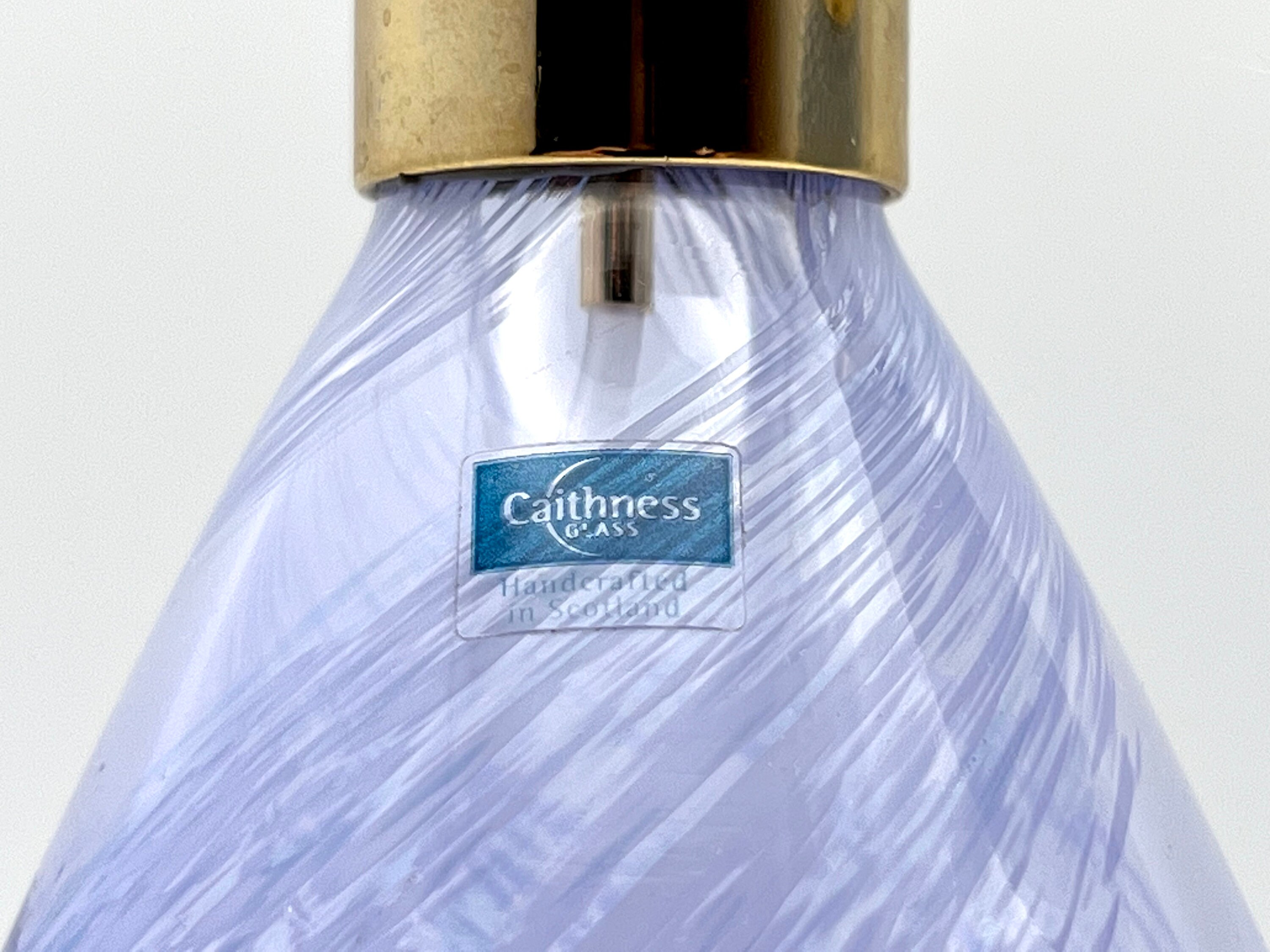 ヴィンテージ ケイスネス 香水瓶 アトマイザー 手作りガラス