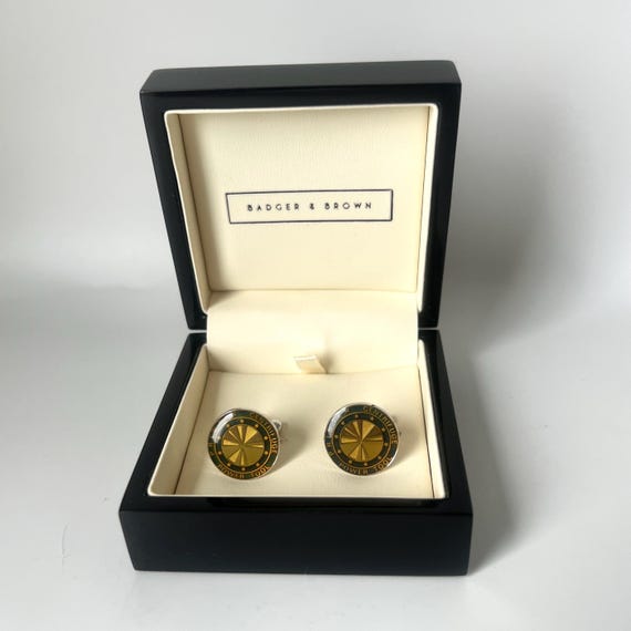 Vintage Rare Hitachi Koki Cuff Links Hitachi Printer Centrifuge Power Tool