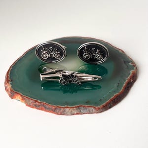 Vintage Stratton Nippy Clip och Manschettknappar Set Tillverkat i England