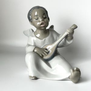 Lladro Angel # 4537 Handmade Porcelain Figure Vintage Made in Spain