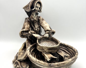 Vintage Ceramiche D'Arte S. Mola Cagliari Escultura de cerámica sarda