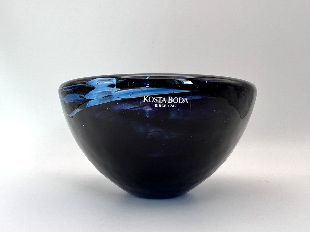 Vintage Kosta Boda Atoll Tealight Candle Holder Late 20th Century Glass