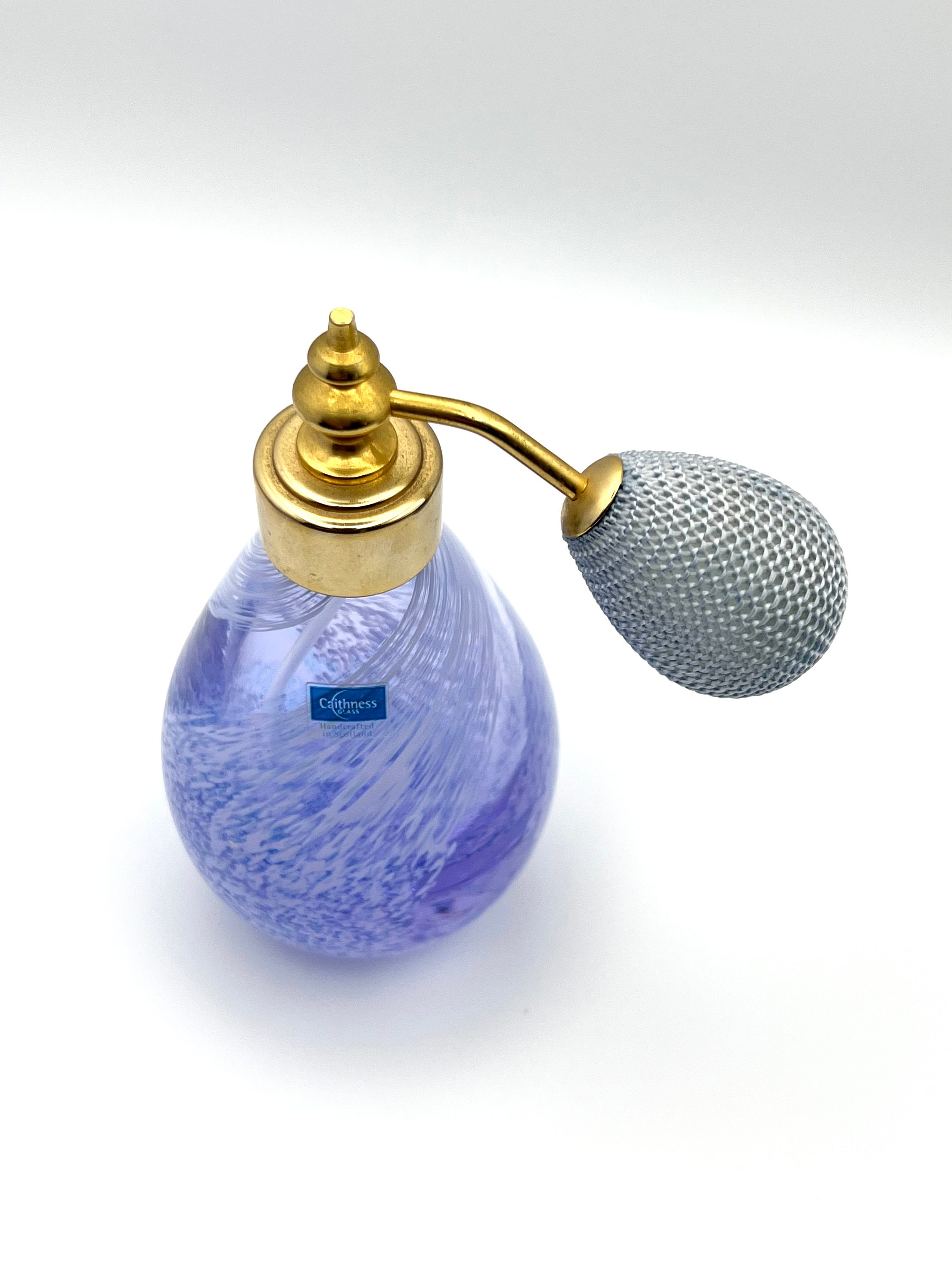 ヴィンテージ ケイスネス 香水瓶 アトマイザー 手作りガラス