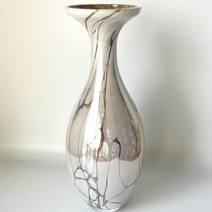 Vintage Hand Blown Vase Art Glass