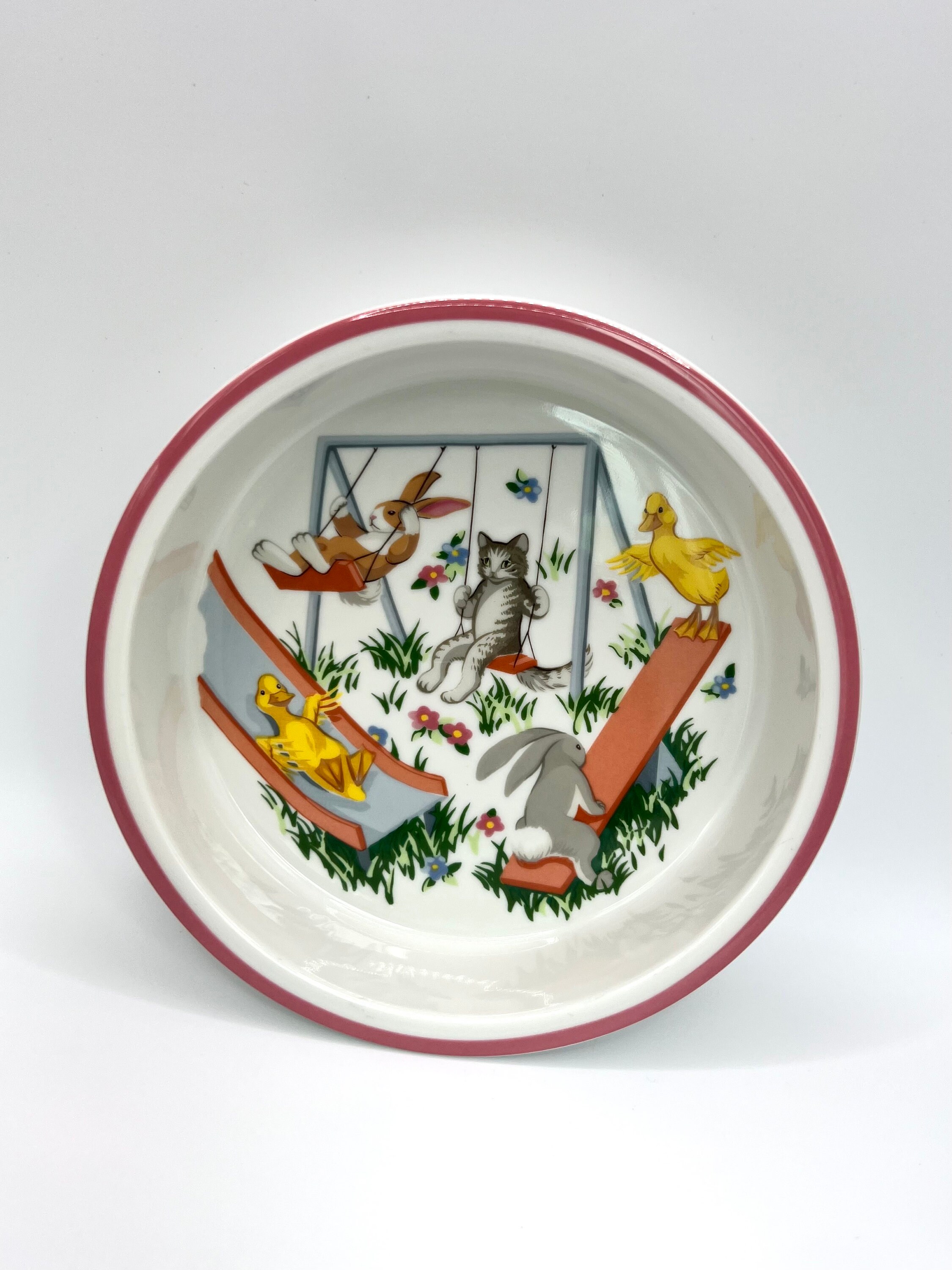 Vintage Tiffany Playground China Bowl 1992 Tiffany & Co. - Etsy