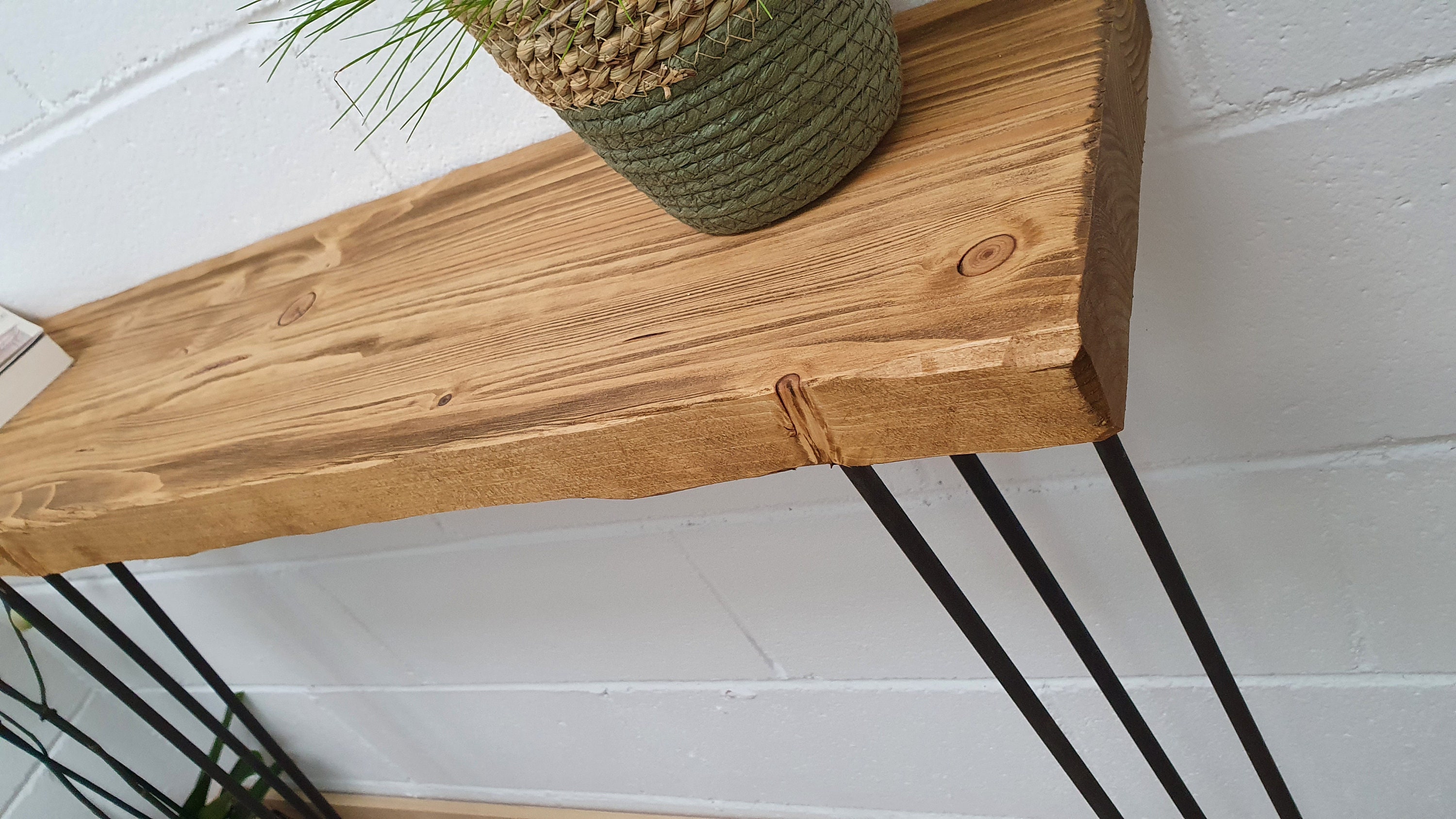 Rustikale Halle Vintage Konsole Gabel Beine Trapezleg Gang | Etsy