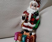 Christopher Radko 2000 Exclusive Design quot Present-ing Santa 2000 quot