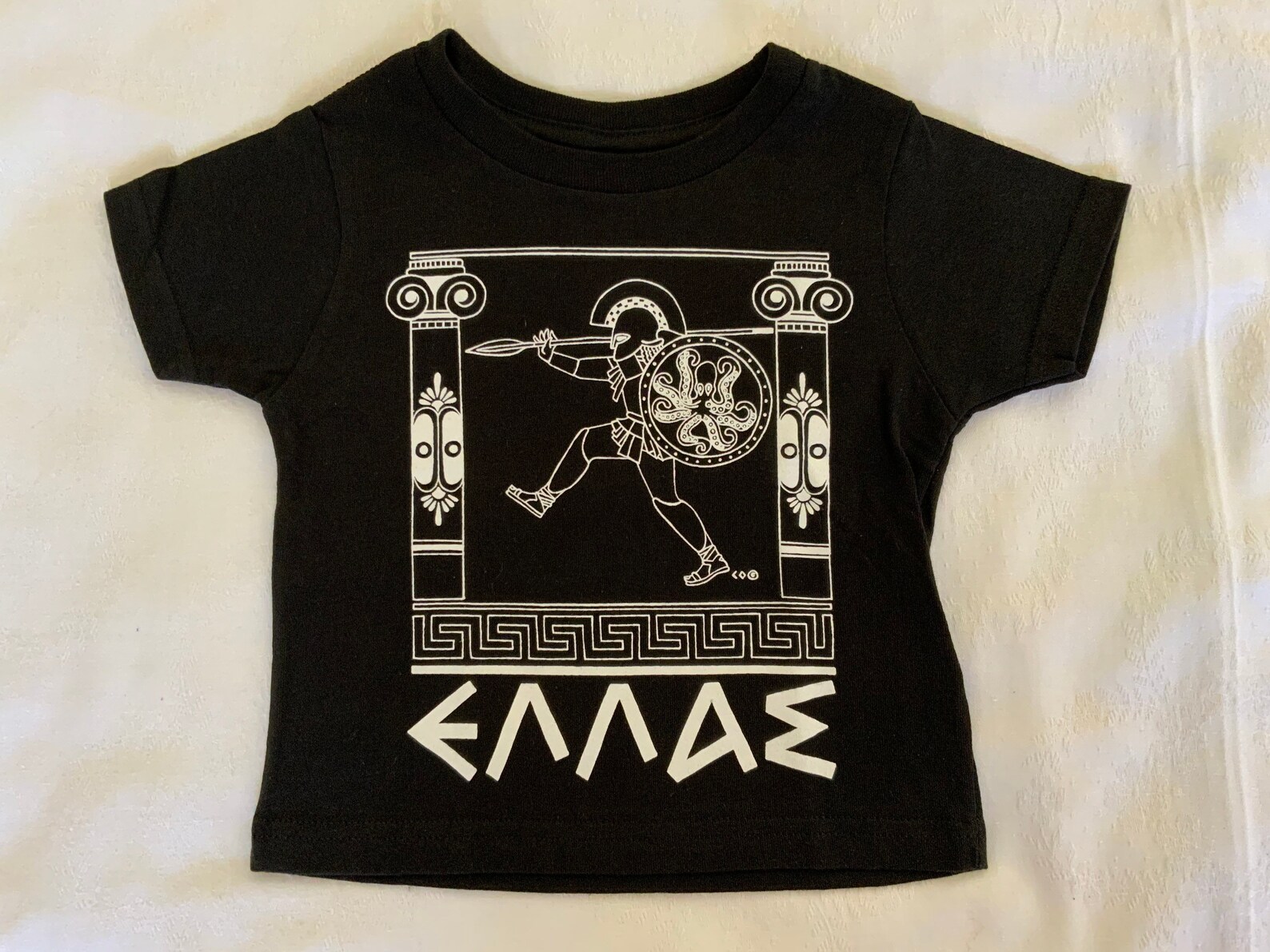 Achilles Kids Greek Tshirt Etsy