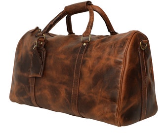 Perfect Leather Weekender Duffel