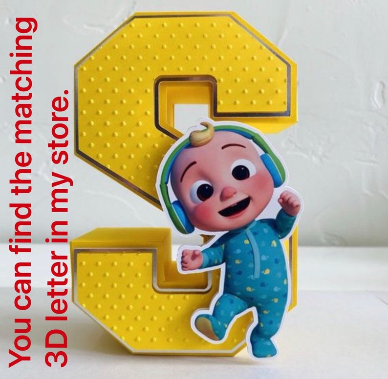 Cake Topper / Party Theme / 3D Etsy