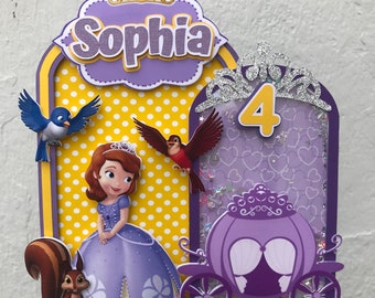 Sofia the first cake topper / Princess Sofia cake topper / Sofia the first Birthday party theme