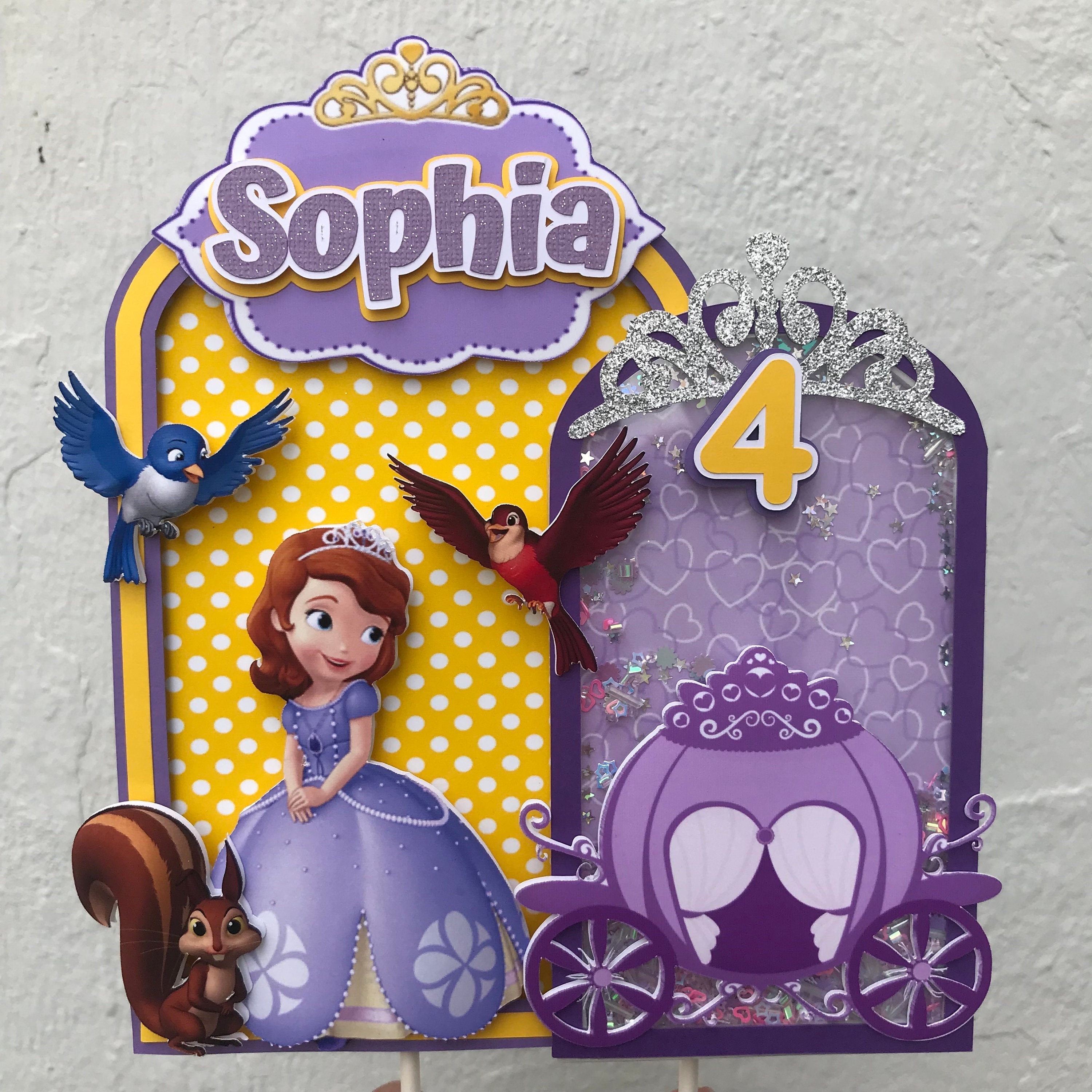 Sofia the First Cake Topper / Princess Sofia Cake Topper / Sofia the ...