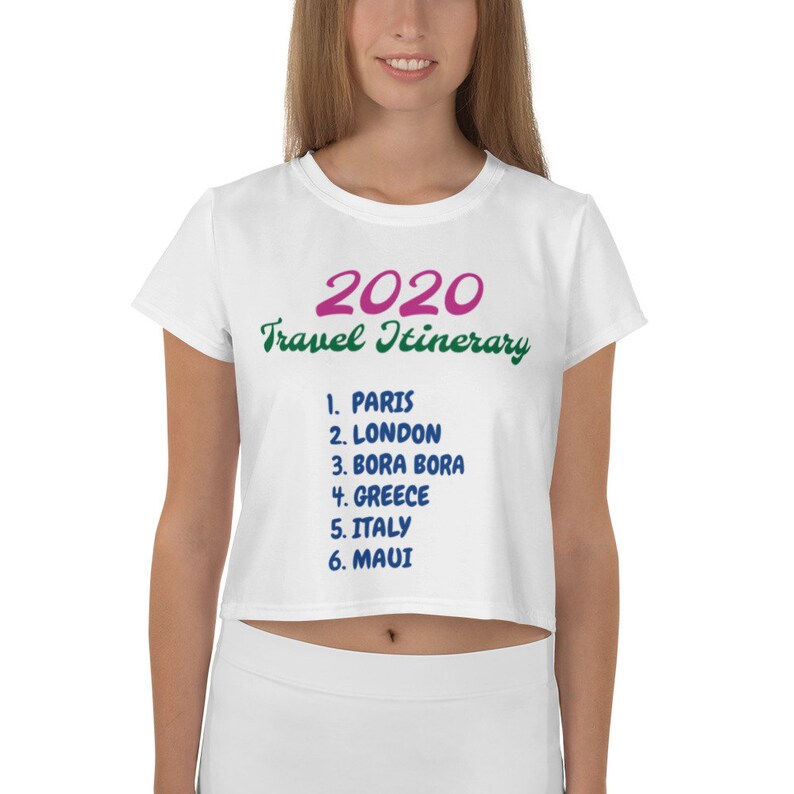 All-Over Print Crop Tee