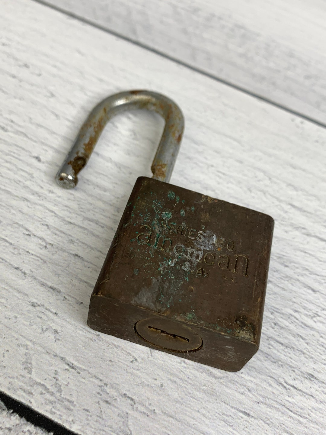 Vintage American Lock Company Series L50 Padlock No Key Etsy
