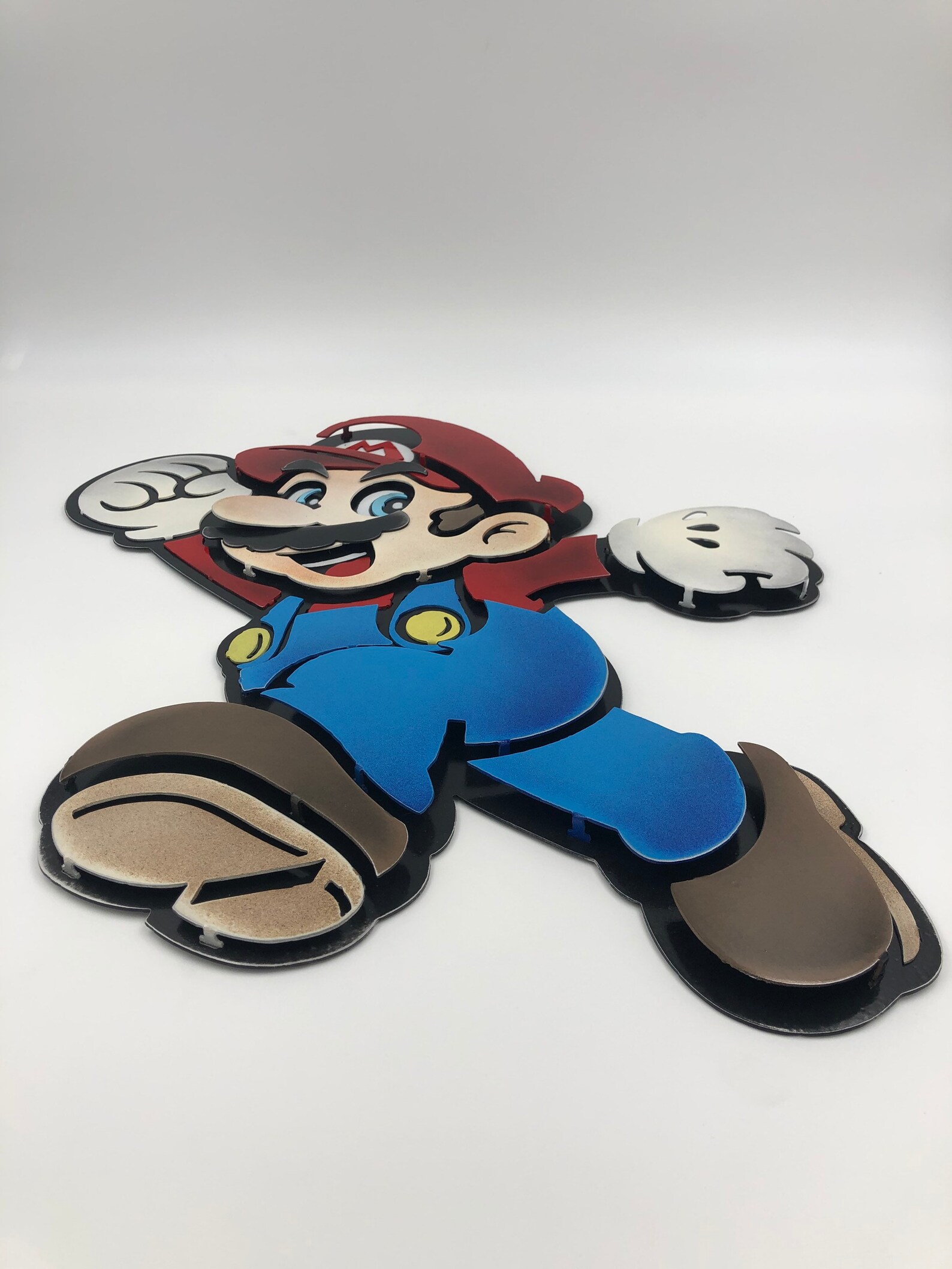 Mario Sign Metal Wall Décor Nintendo Wall Art Mario Wall Etsy