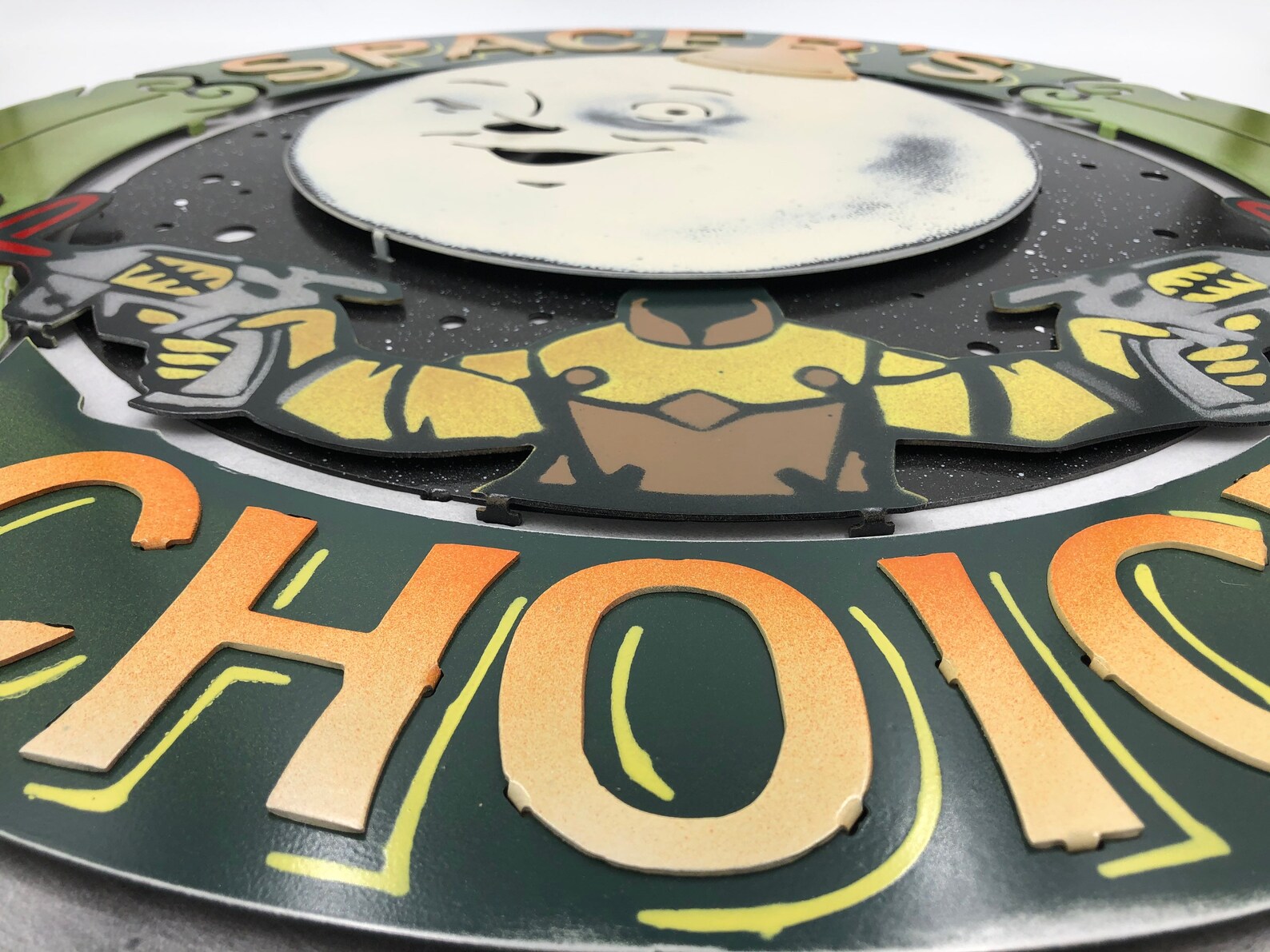 Spacers Choice Metal Art / Outer Worlds Sign / Spacers Choice Etsy