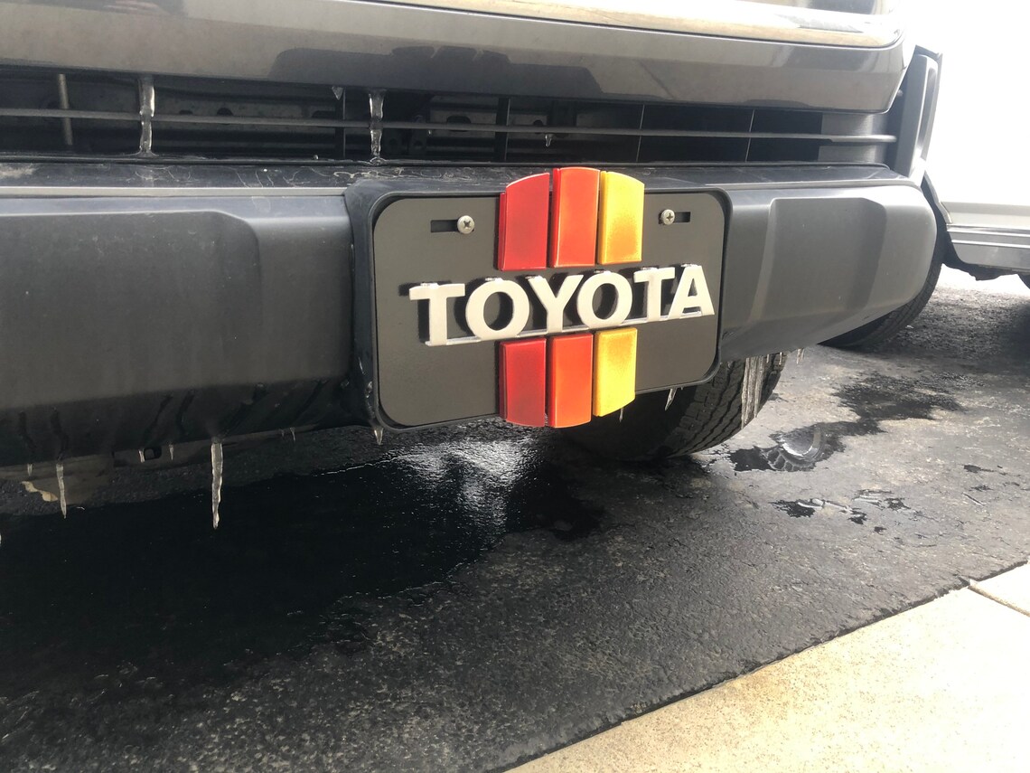 Toyota License Plate Custom License Plate Metal License Etsy Italia