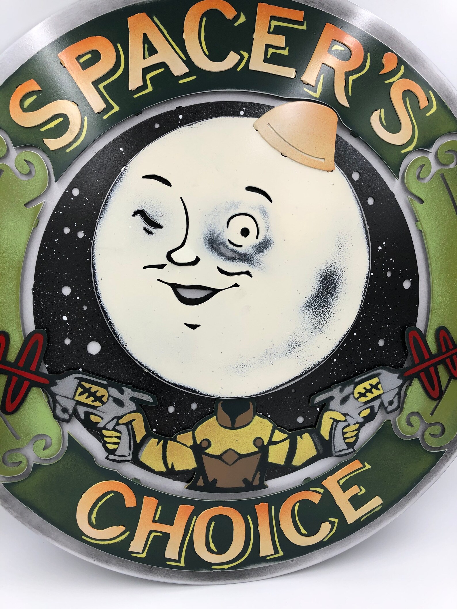 Spacers Choice Metal Art / Outer Worlds Sign / Spacers Choice Etsy