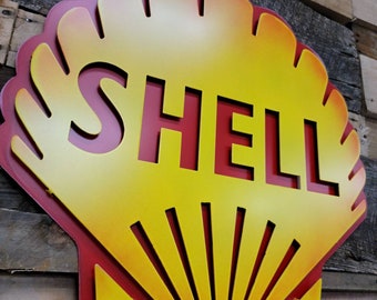 old shell signs