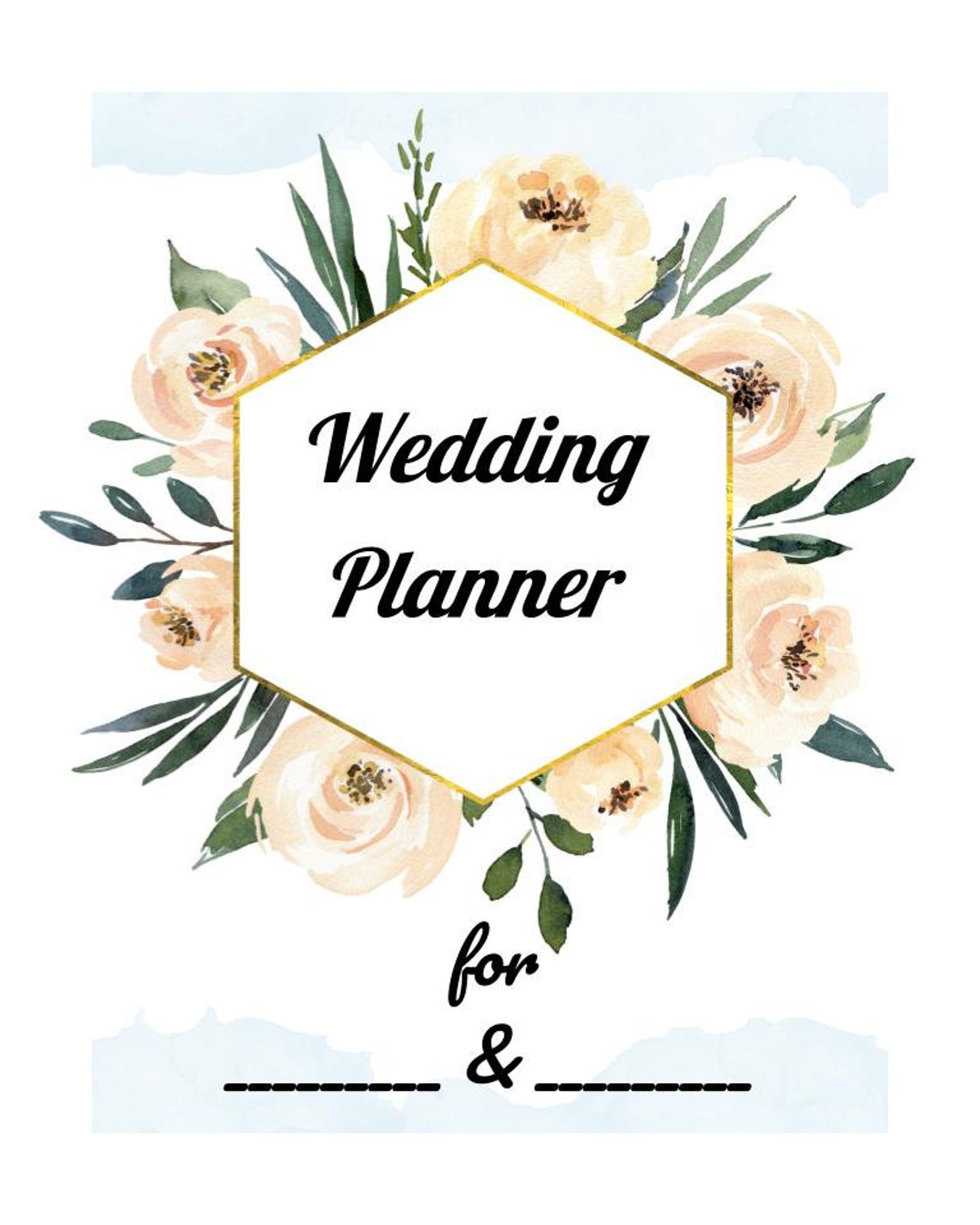 Wedding Planner Printable 95 page Wedding Planner Book PDF | Etsy
