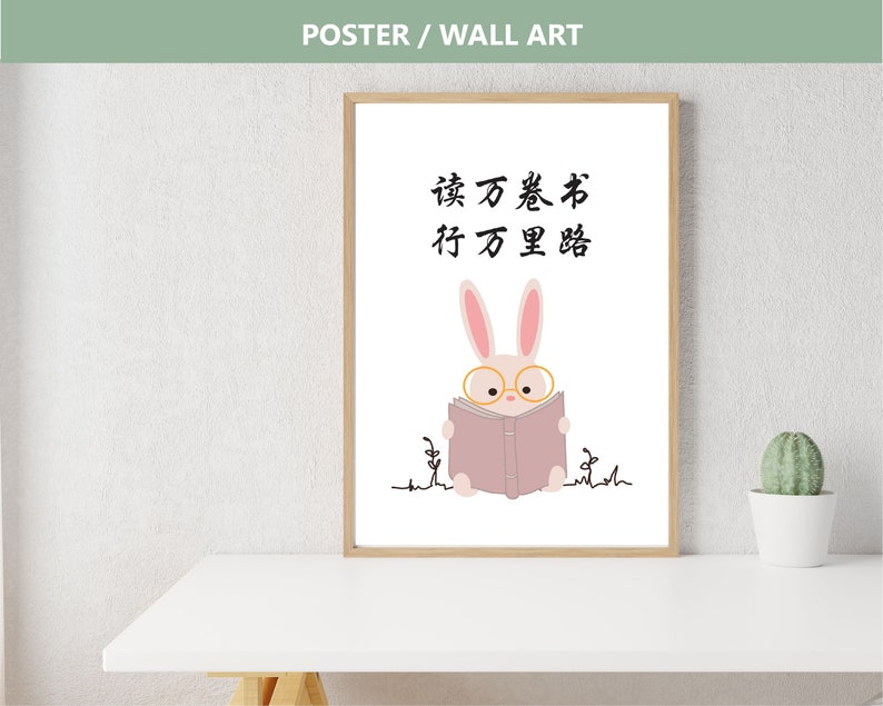 Chinese Mandarin Homeschool Printable Poster Kids Wall Art - Etsy