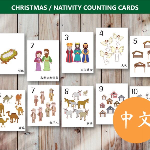 Chinese Nativity Etsy