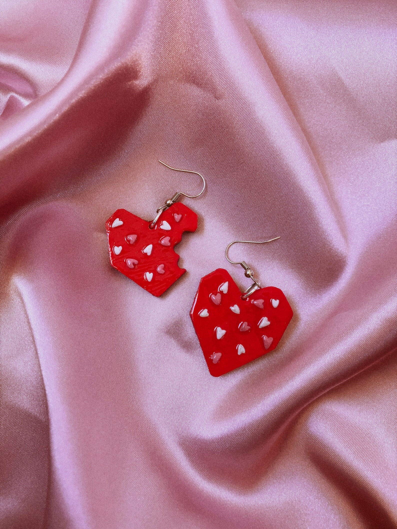Little debbie be my valentine iced brownie earrings / food Etsy