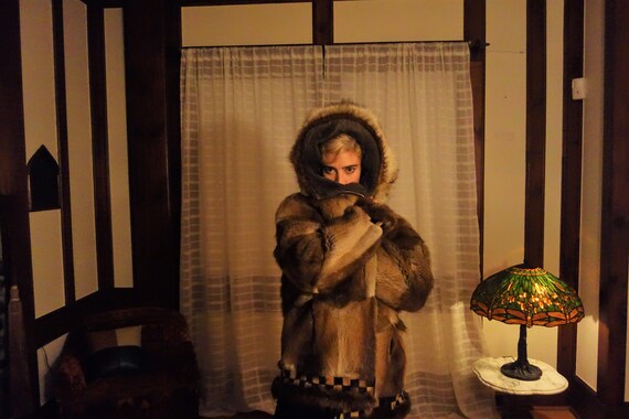Hooded Fur Kodiak Jacket