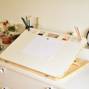 Tablero de dibujo portátil para papel A3