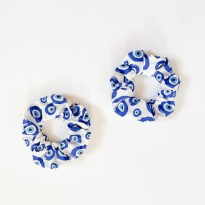 Evil Eye Scrunchie