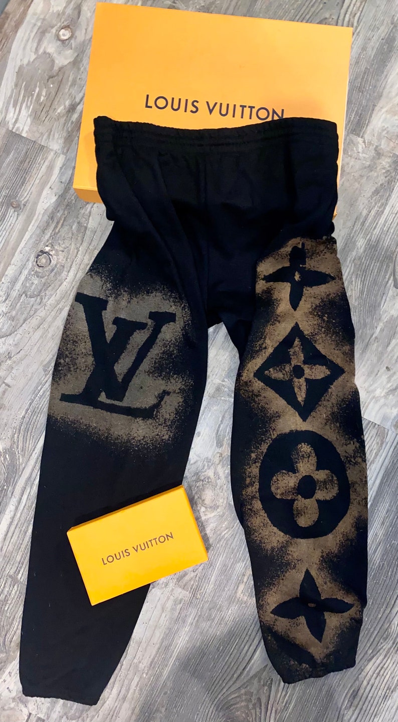 louis vuitton fuzzy sweatpants