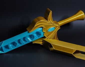 Sword of Protection - She Ra - DND/Tabletop Dice Holder - RPG Dice Holder - Prop Sword