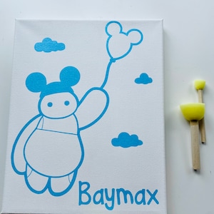 Big Hero Inspired DIY Painting Art Kit Gift for Kids / Toddlers