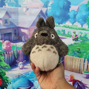 Totoro and Catbus plushies studio ghibli official
